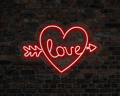Love Heart Neon Sign