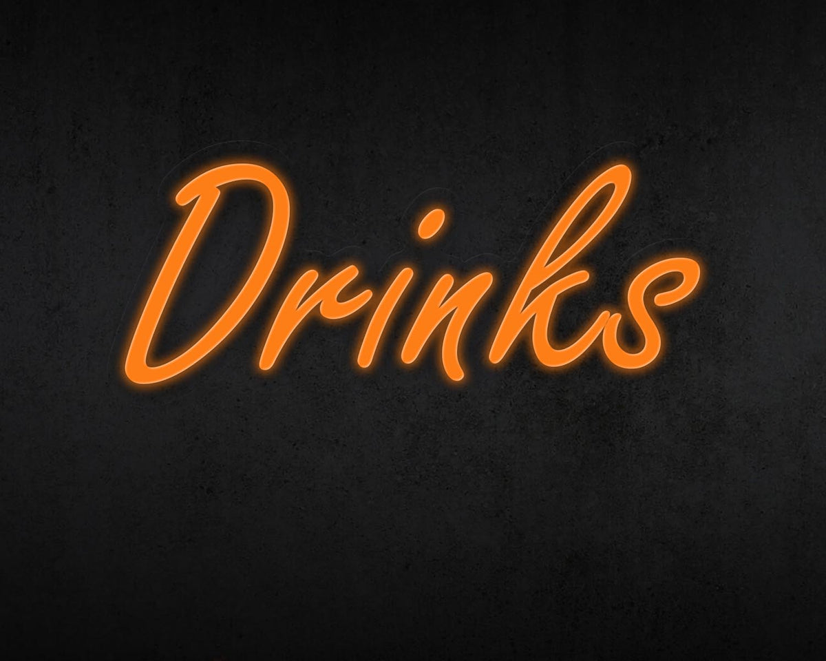 Drinks Neon Sign