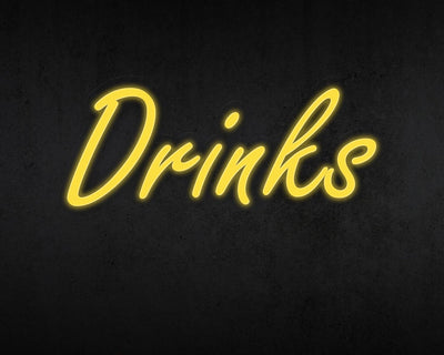 Drinks Neon Sign