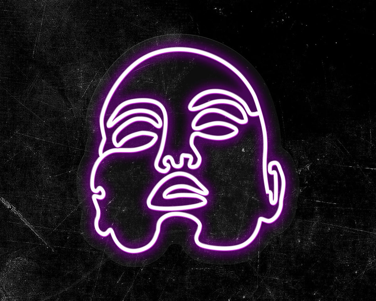 Face Neon Sign
