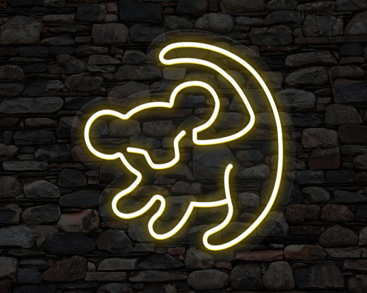 Lion Cub Neon Sign