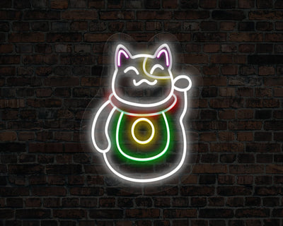 Maneki Neko Neon Sign