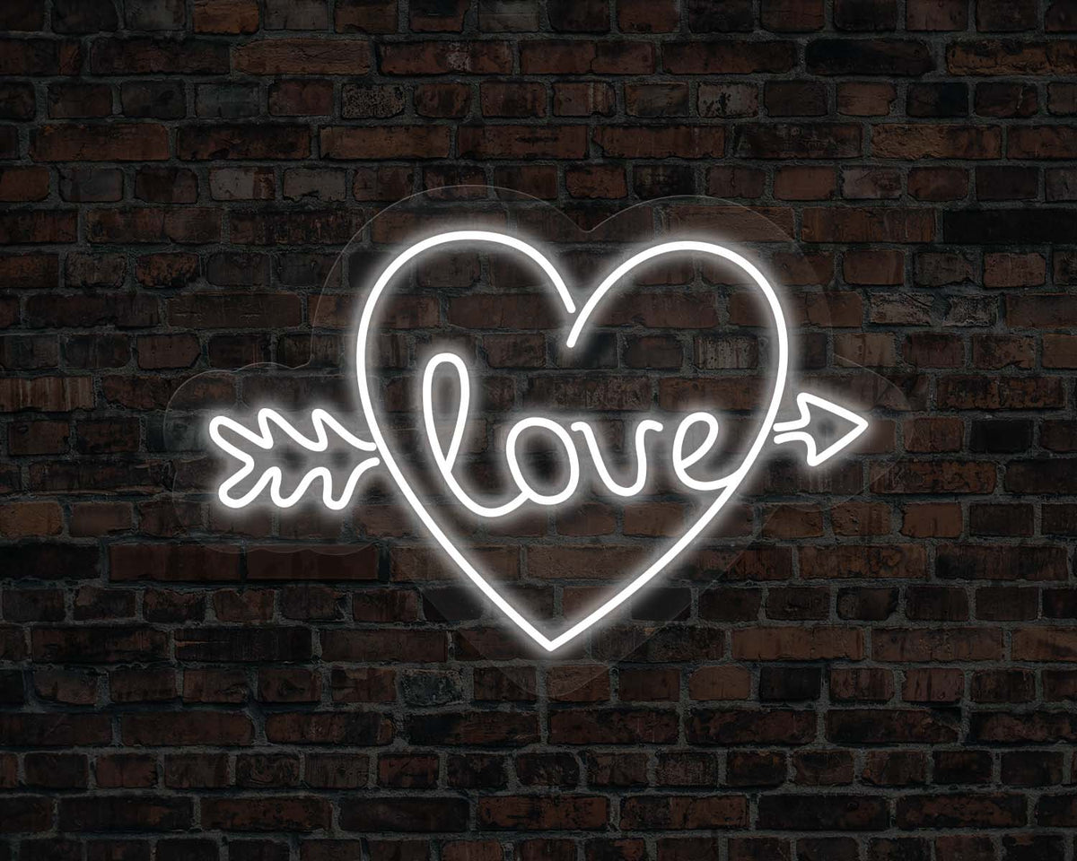 Love Heart Neon Sign