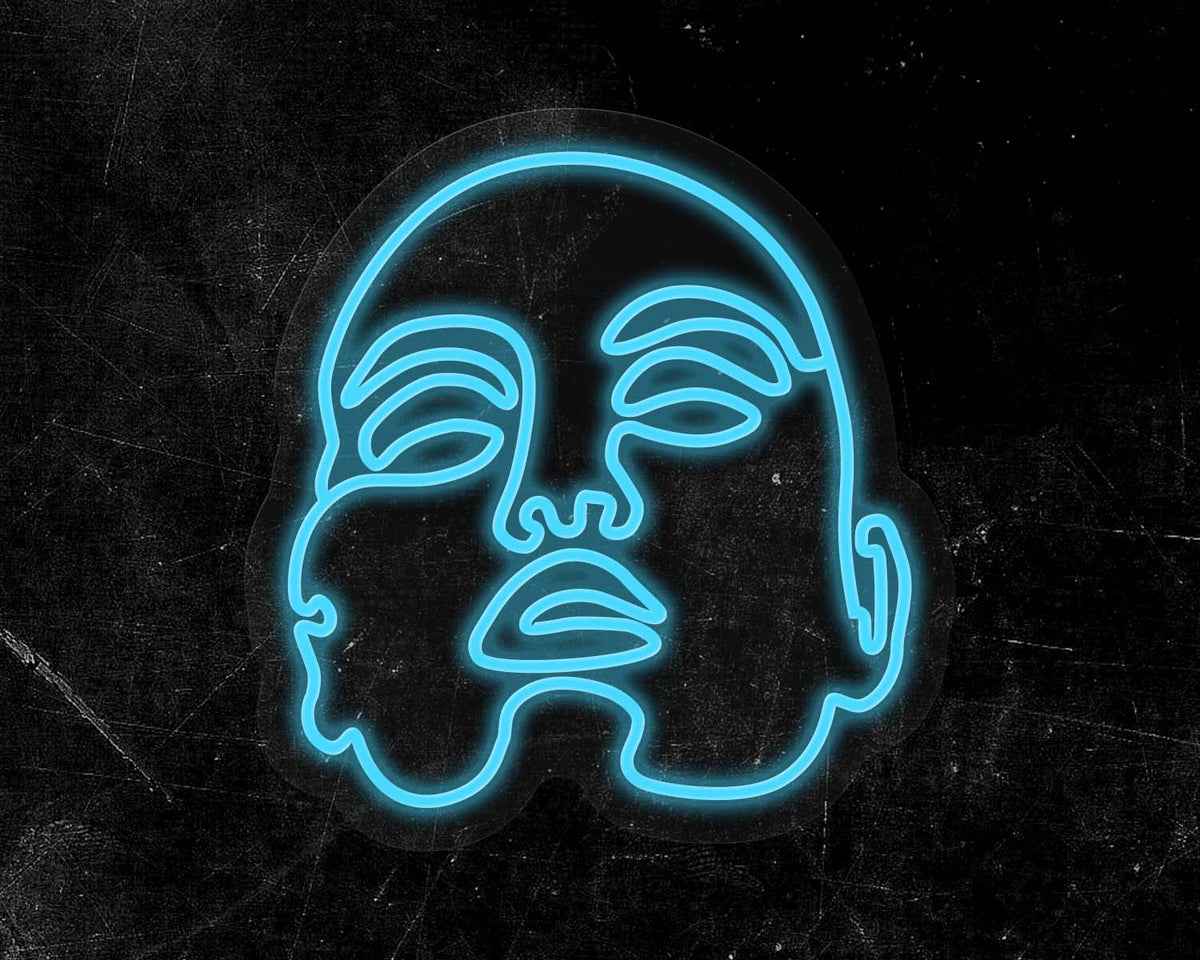 Face Neon Sign
