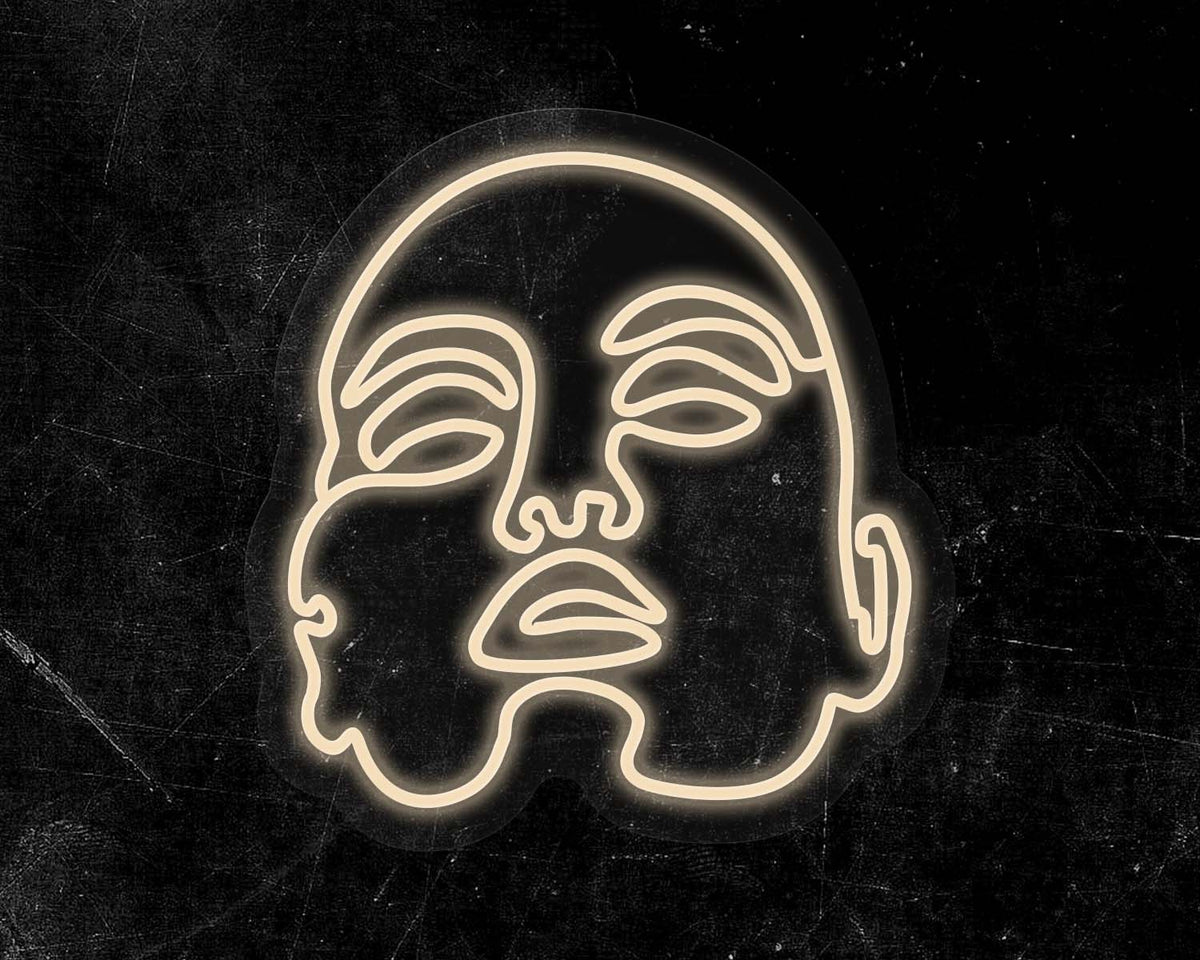 Face Neon Sign
