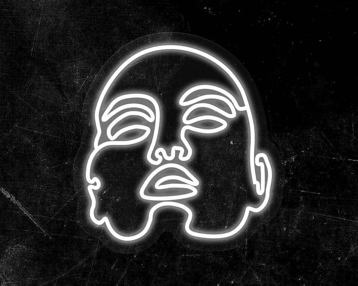 Face Neon Sign