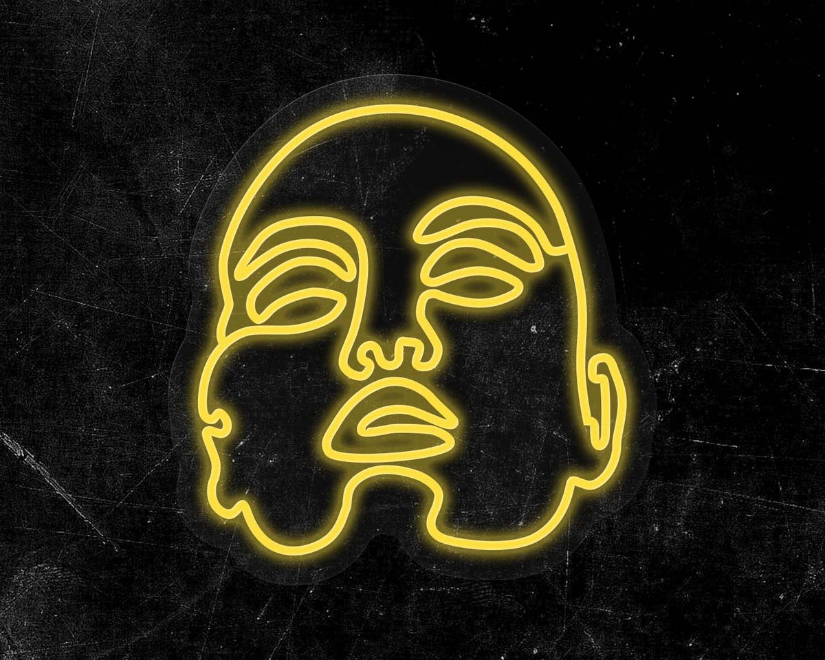 Face Neon Sign