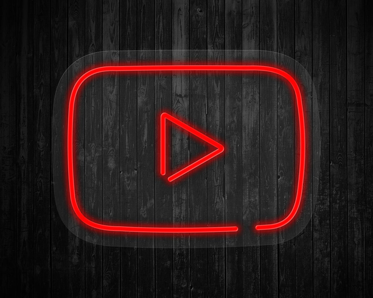 YouTube Neon Sign