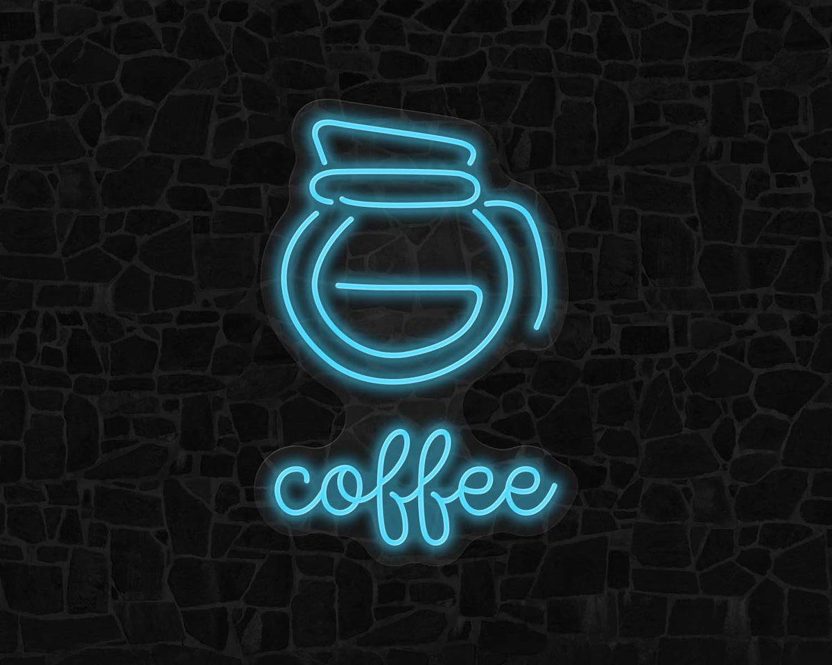 Coffee Pot Neon Sign