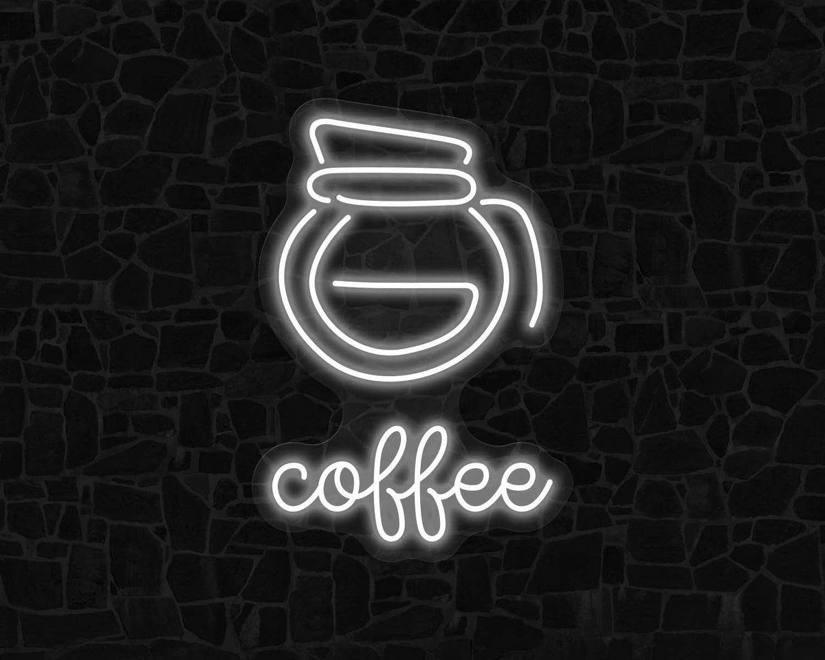 Coffee Pot Neon Sign