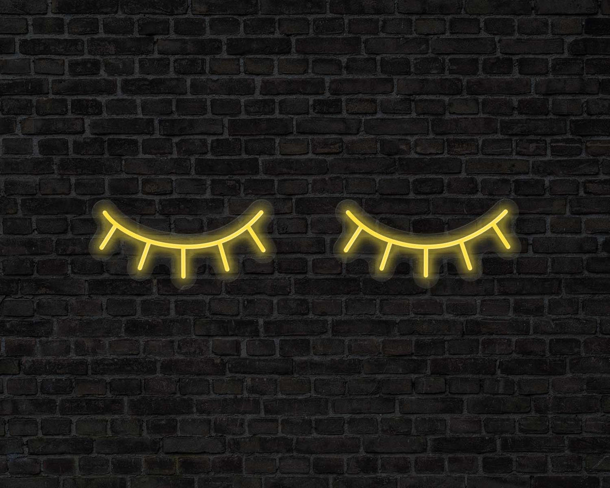 Lashes Beauty Neon Sign