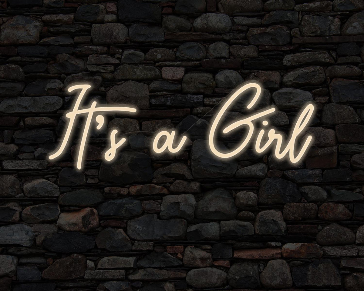 Its a Girl Neon Sign