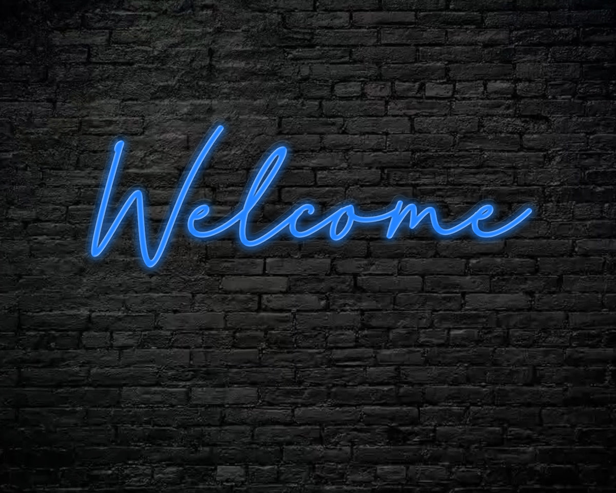 Welcome Neon Sign