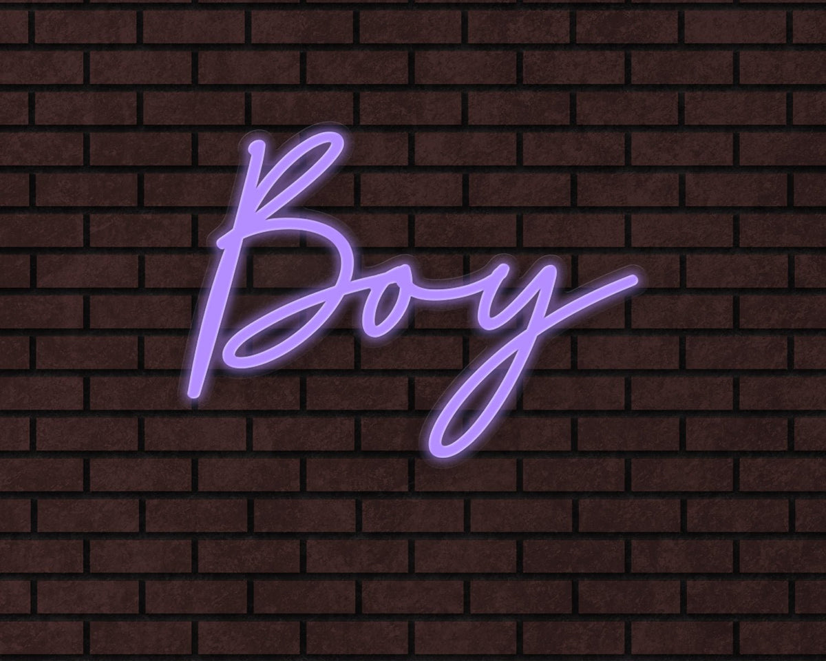 Boy Neon Sign
