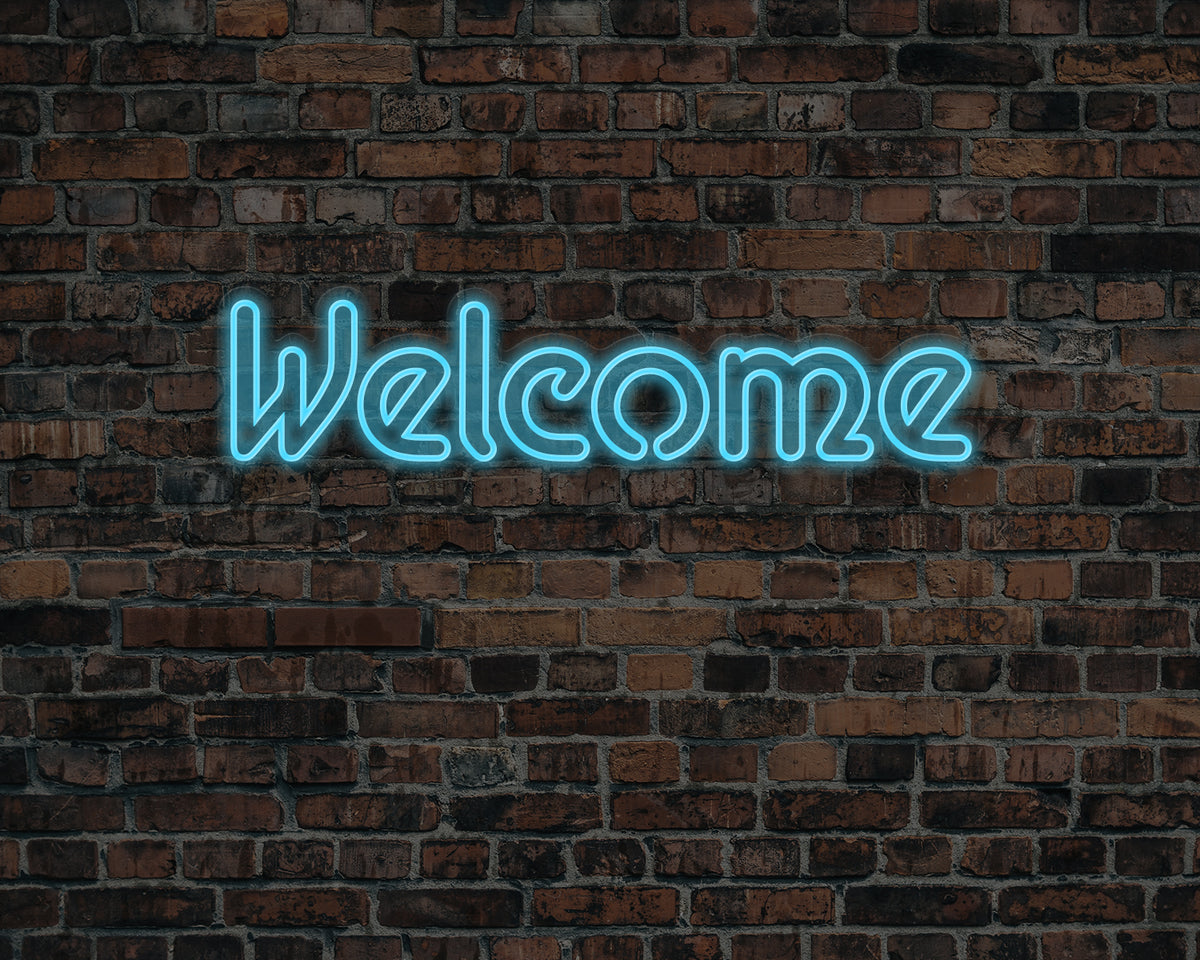 Welcome Neon Sign