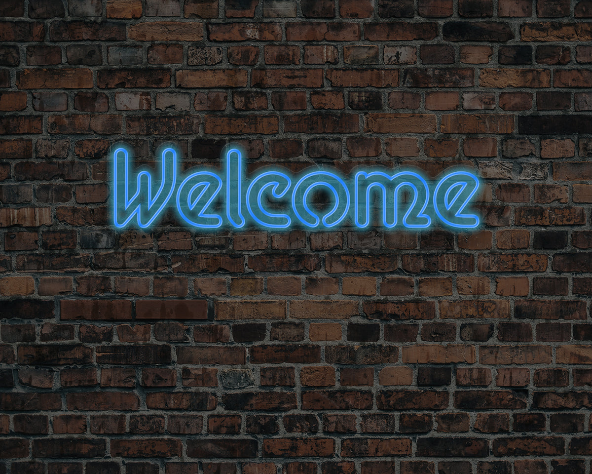 Welcome Neon Sign