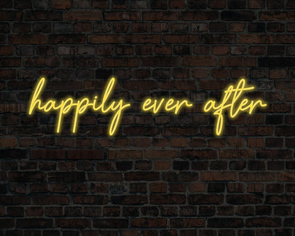 Happily Ever After Neon Sign