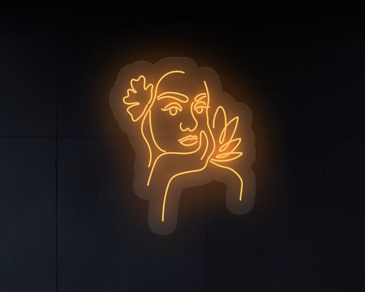 A Pretty Face Neon Sign