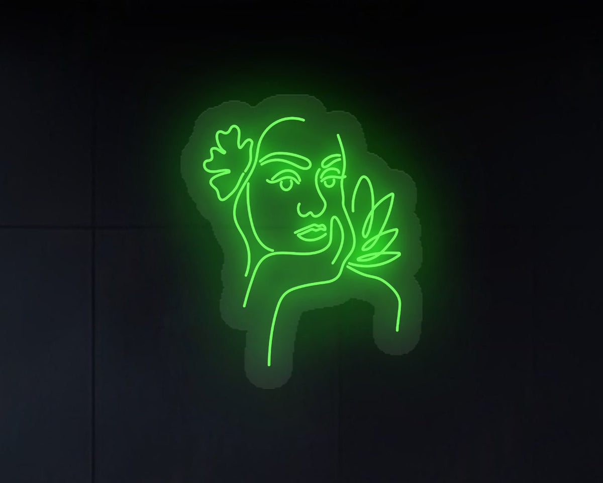 A Pretty Face Neon Sign