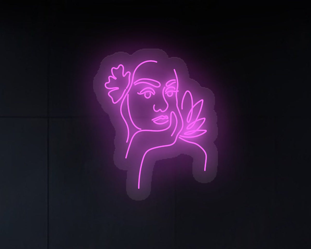 A Pretty Face Neon Sign