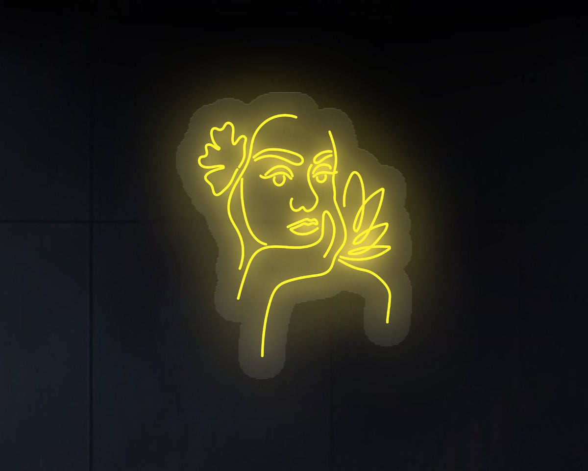 A Pretty Face Neon Sign