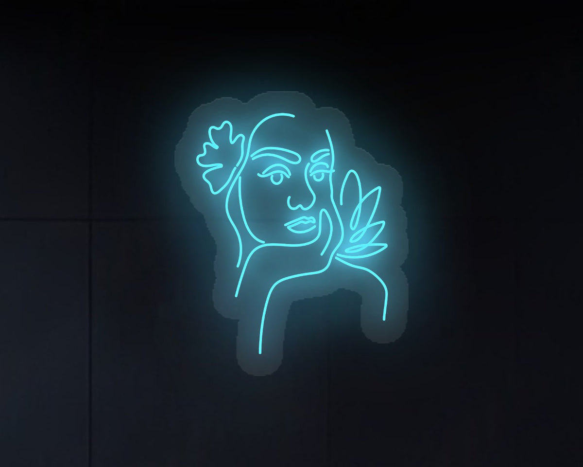 A Pretty Face Neon Sign