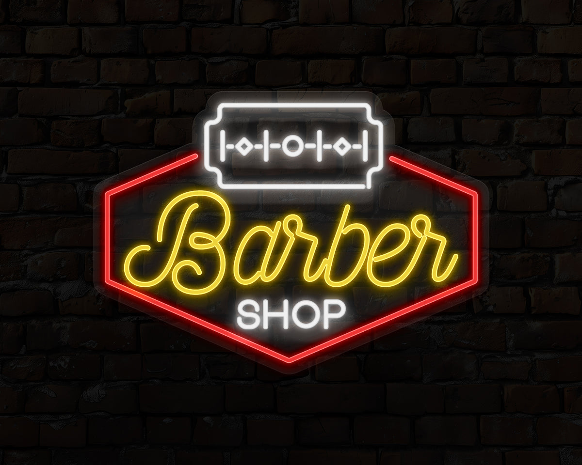 Barber Shop Neon Sign