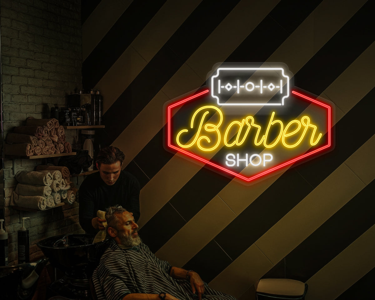 Barber Shop Neon Sign