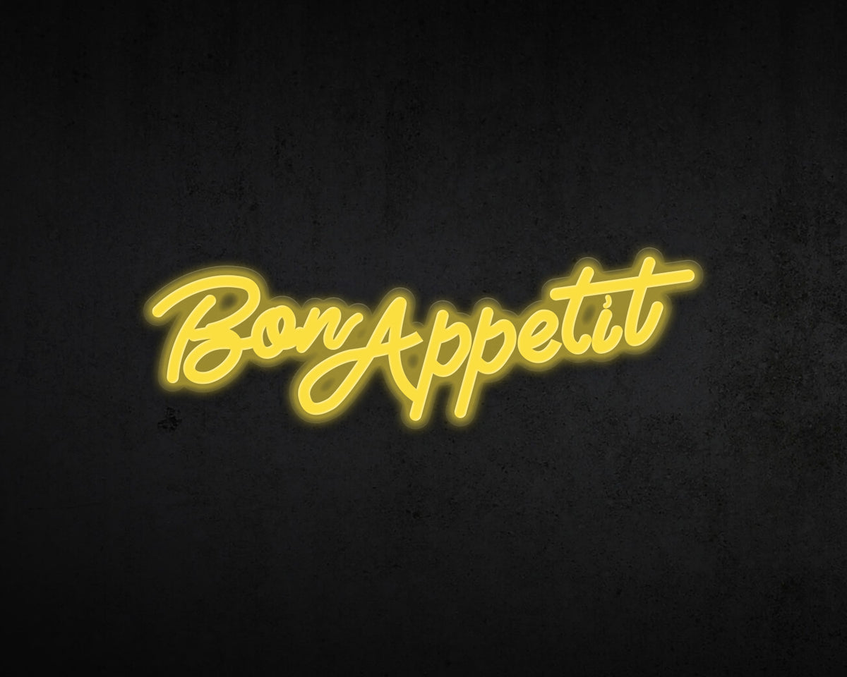 Bon Appetit LED Neon Sign