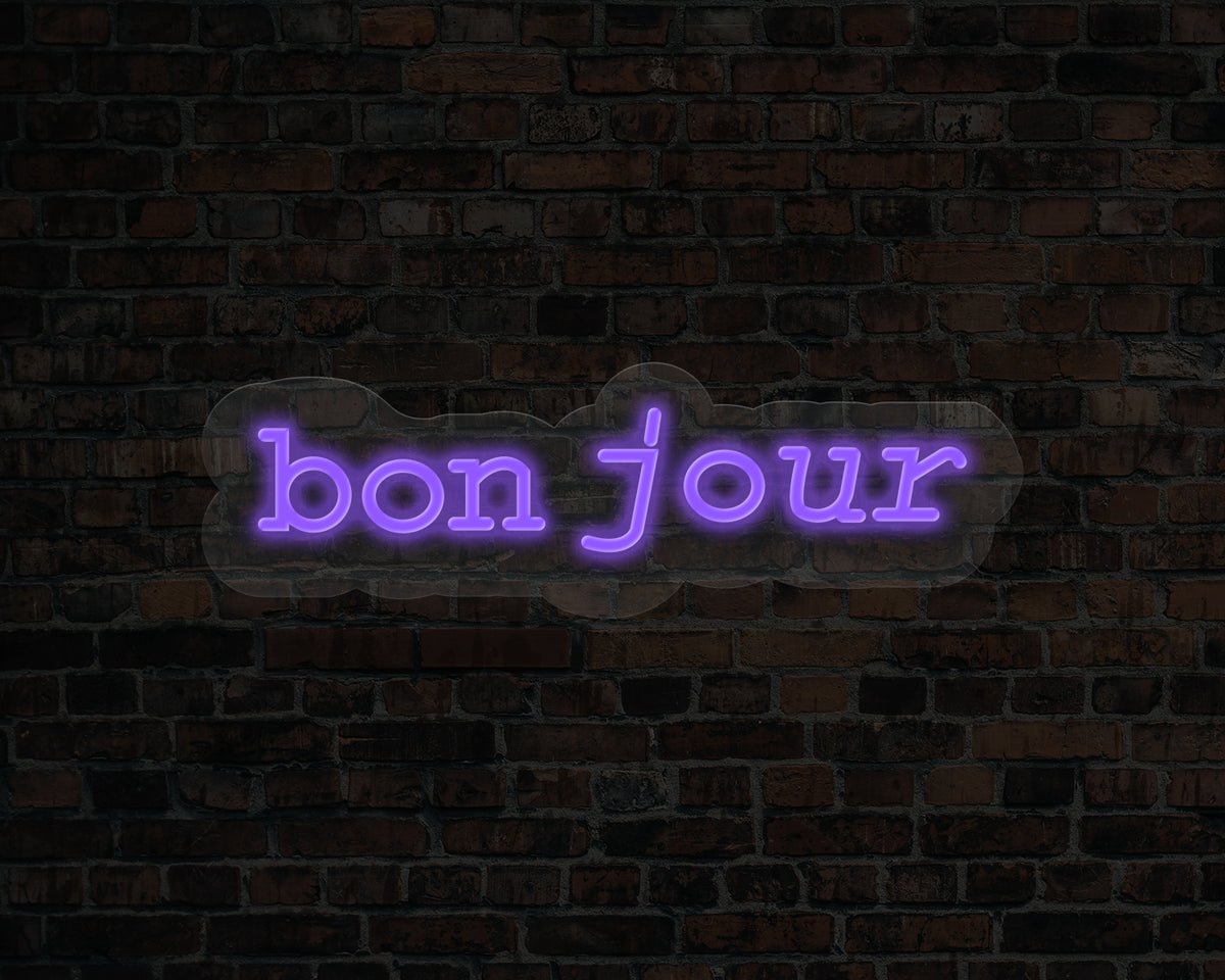 Bon Jour Neon Sign