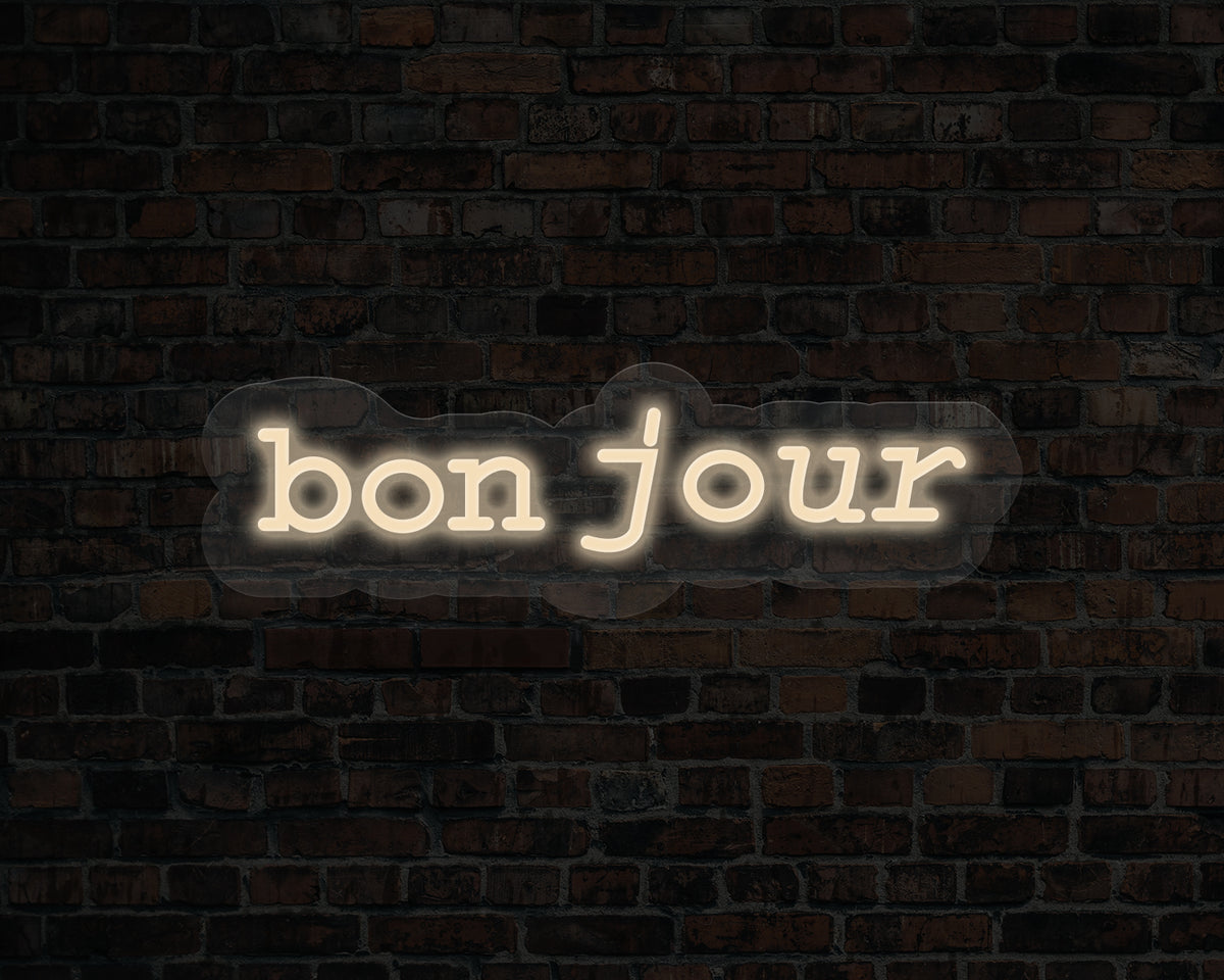 Bon Jour Neon Sign