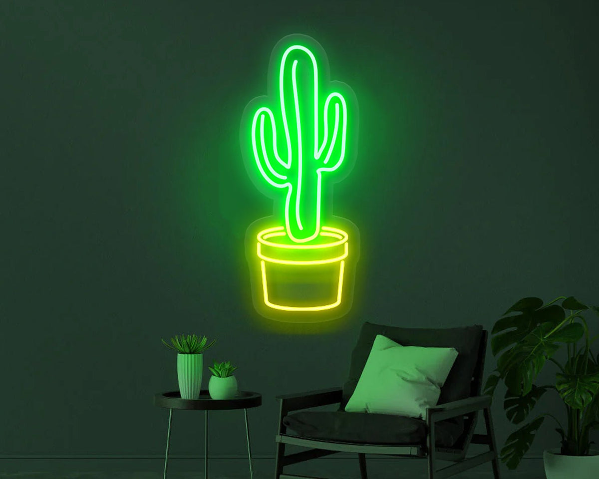 Cactus Neon Sign