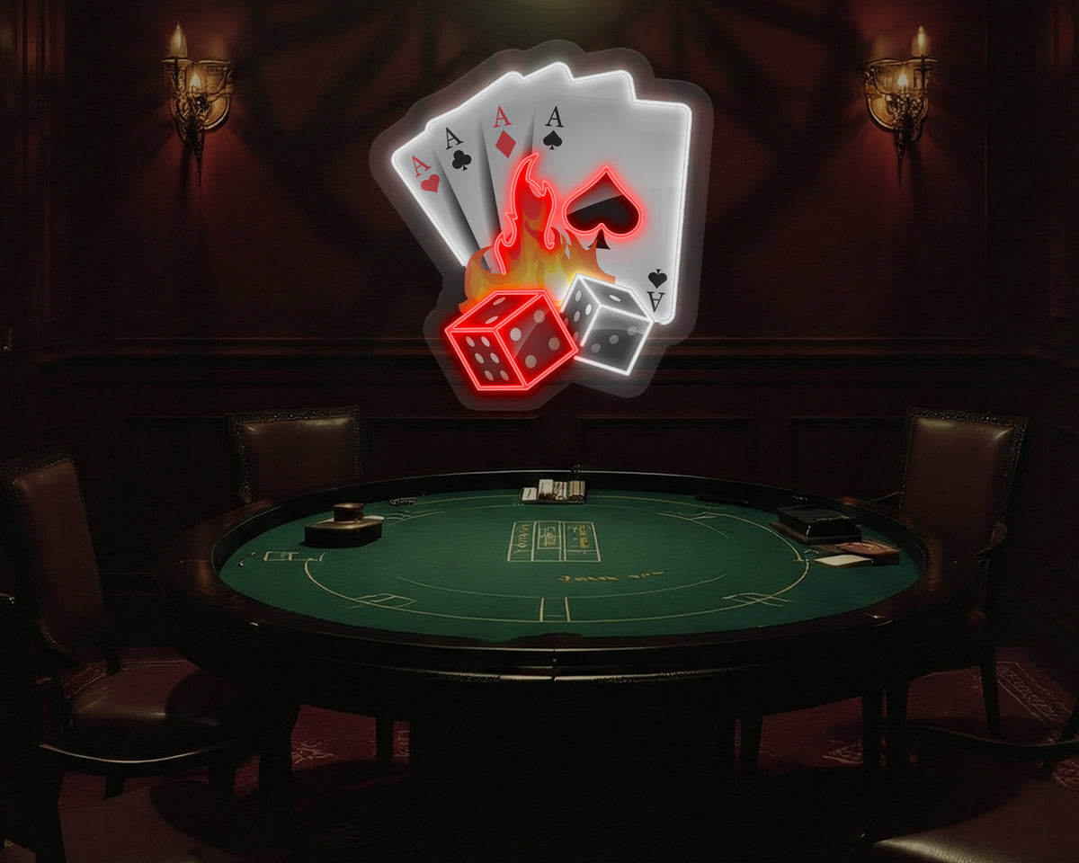 Card Neon Sign