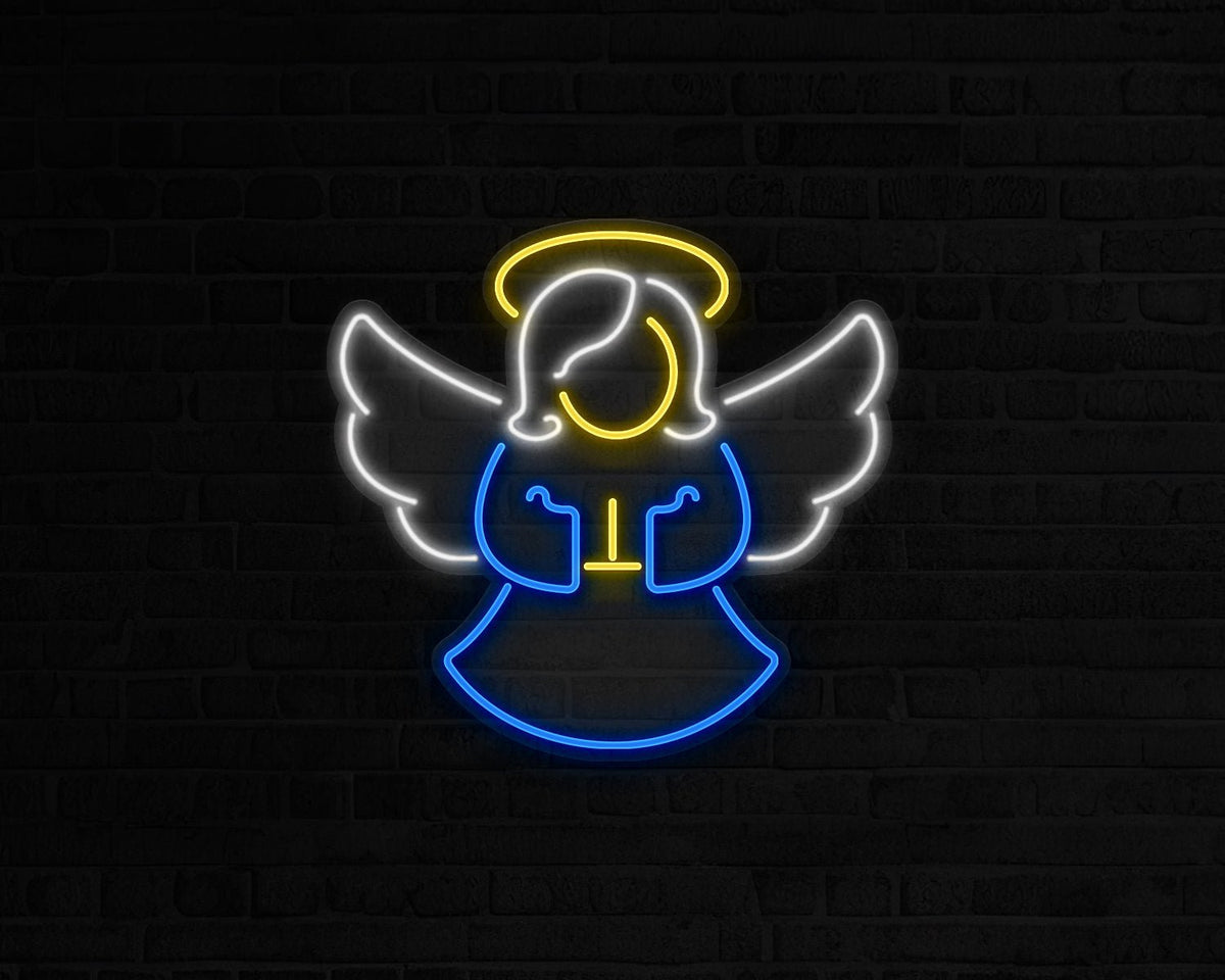 Christmas Angel Neon Sign