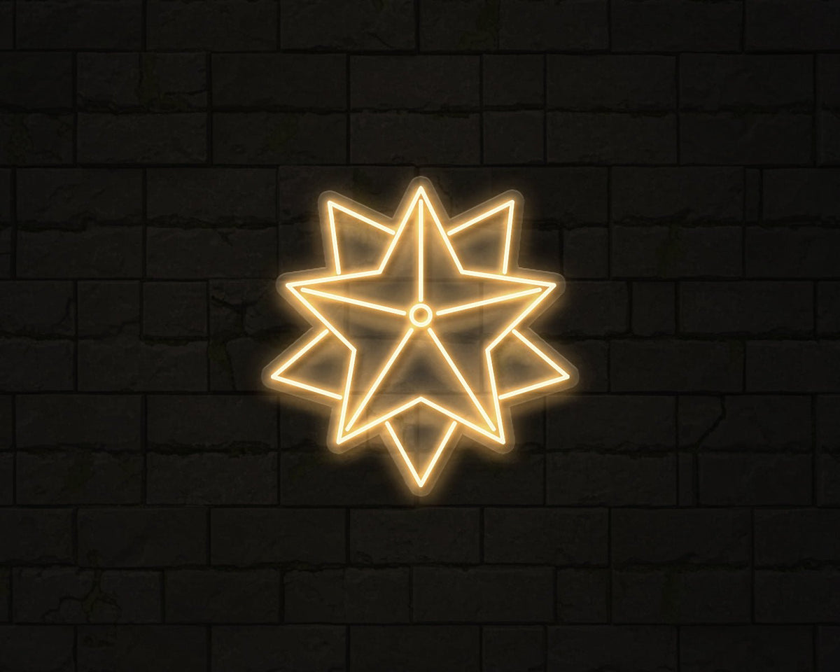 Christmas Star Neon Sign