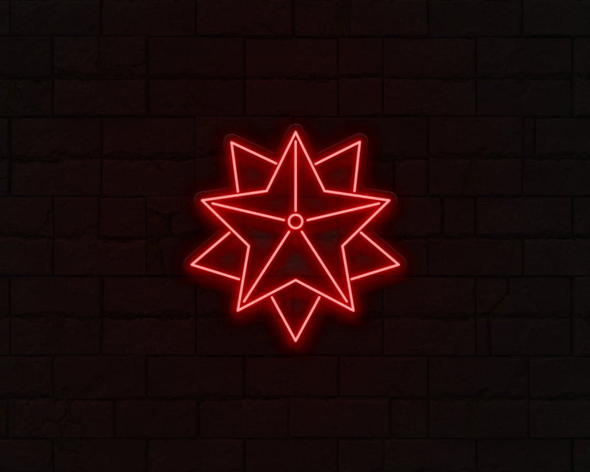 Christmas Star Neon Sign
