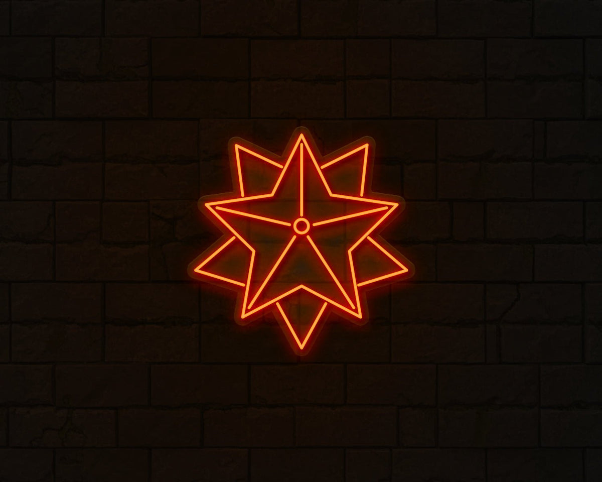 Christmas Star Neon Sign