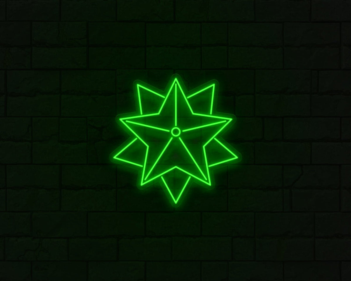 Christmas Star Neon Sign