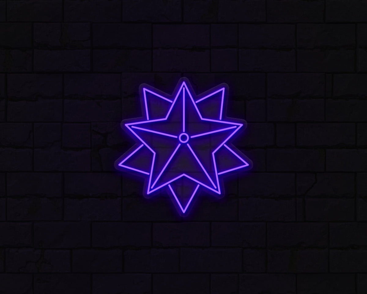 Christmas Star Neon Sign