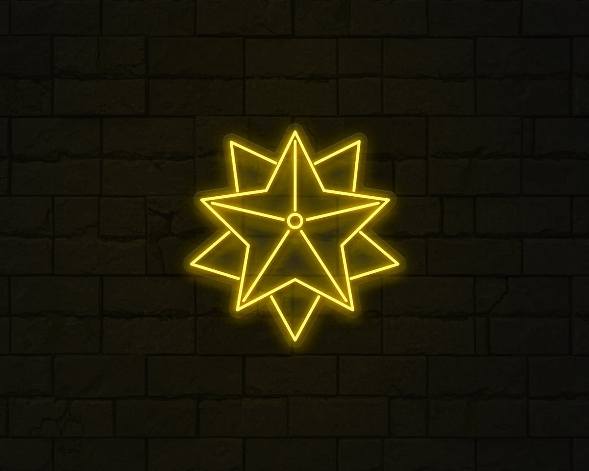 Christmas Star Neon Sign