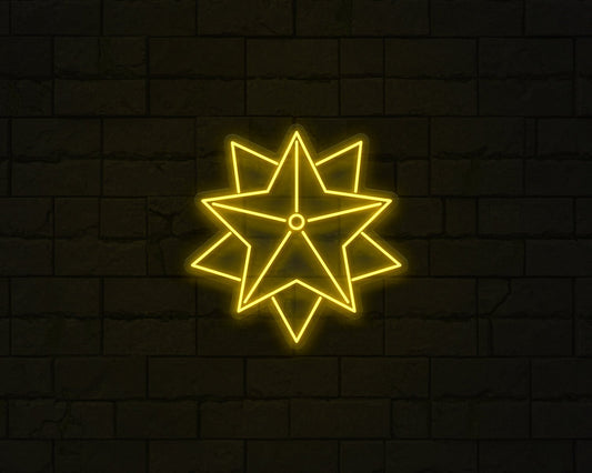 Christmas Star Neon Sign
