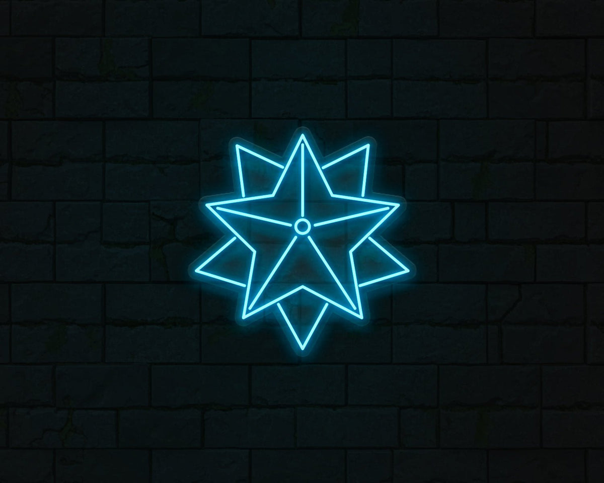 Christmas Star Neon Sign