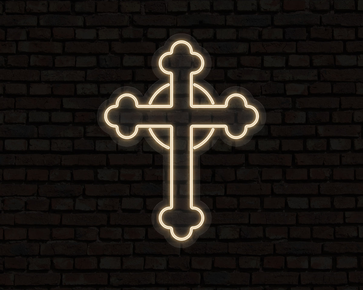 Cross Neon Sign