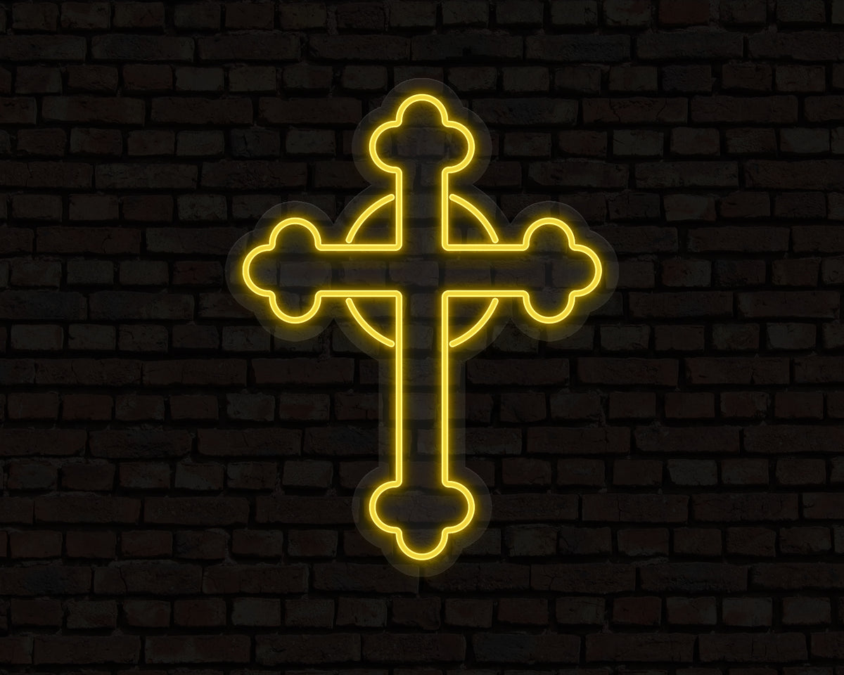 Cross Neon Sign