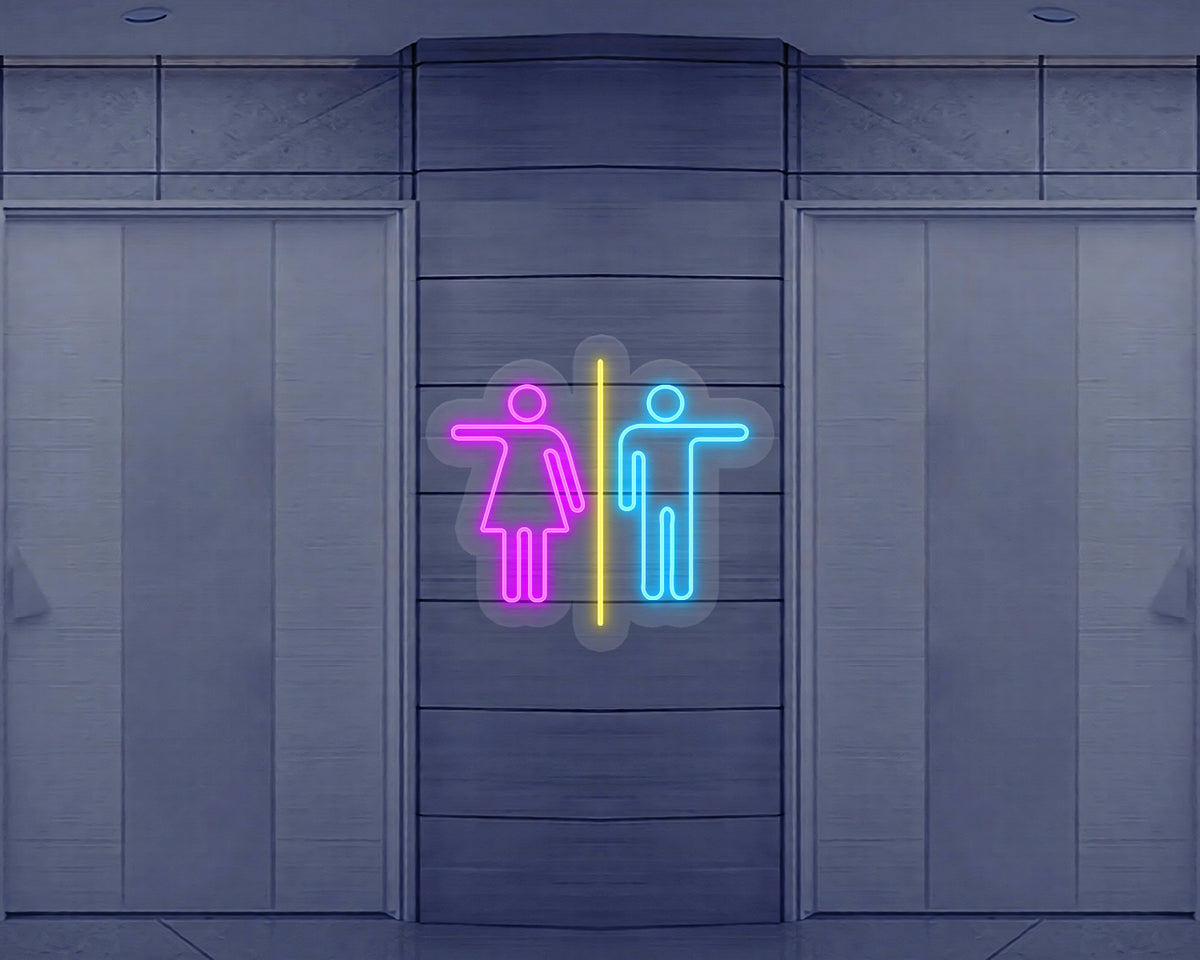 Decor Restroom Neon Sign