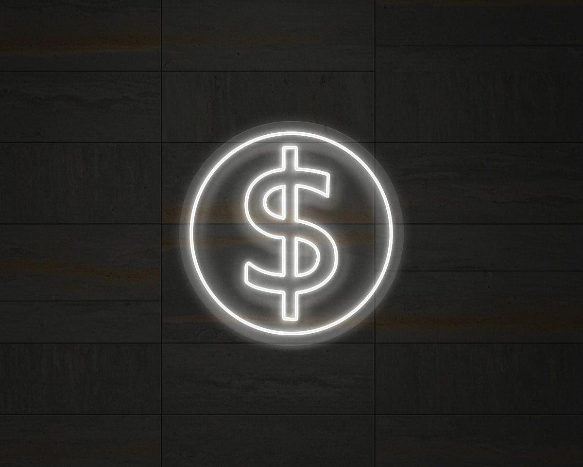 Doller Sign Neon Sign
