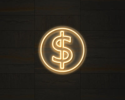 Doller Sign Neon Sign