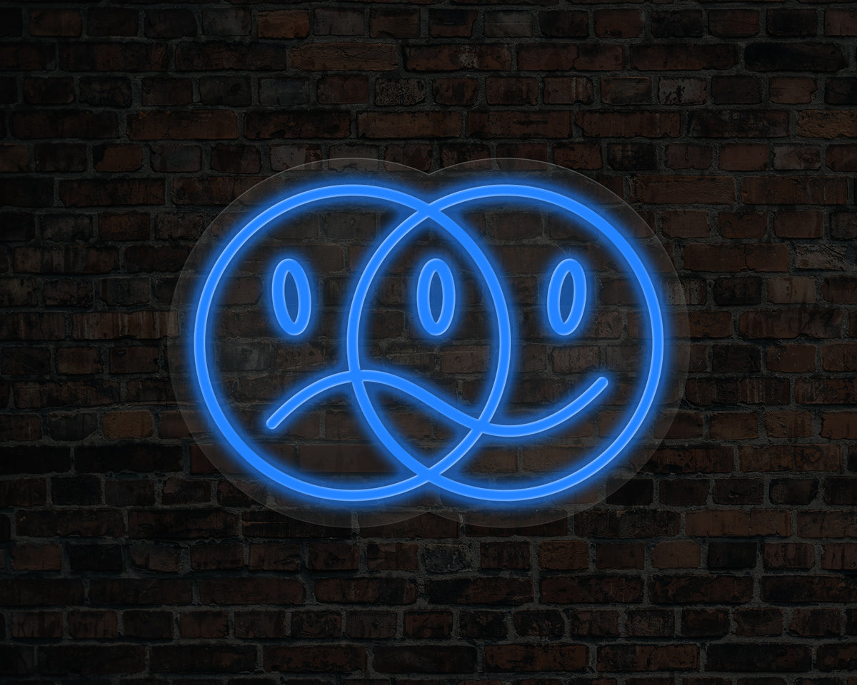 Double Face Neon Sign