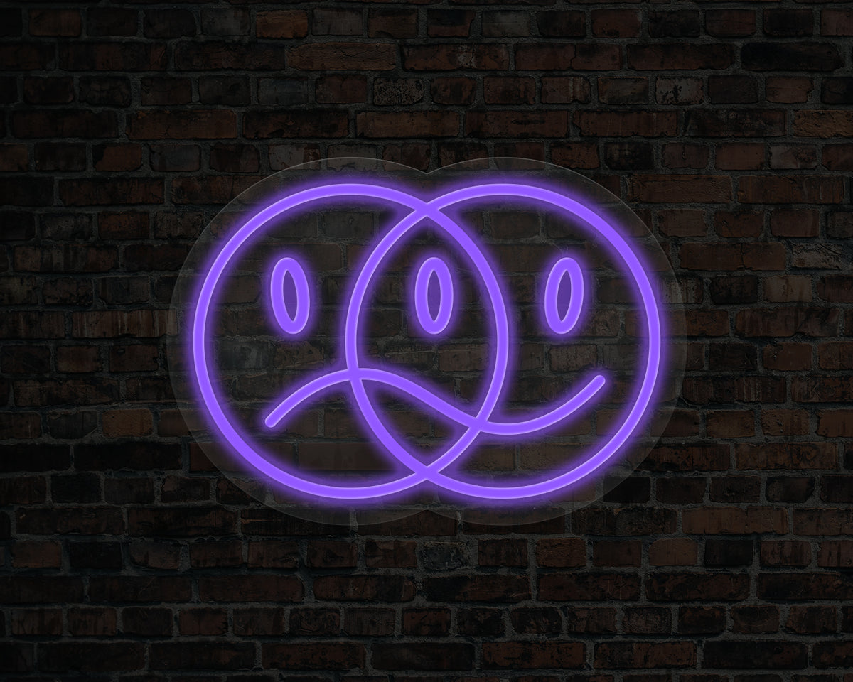 Double Face Neon Sign