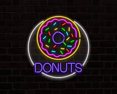 Doughnut Neon Sign